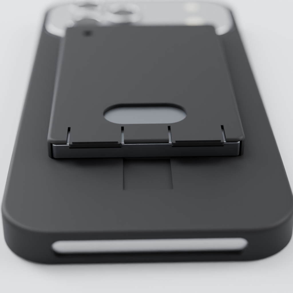 Close-up of the Pillion latch tabs and open end of the sleeve